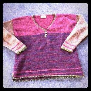 Hand dyed Seacolors sweater